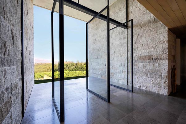 Empty room, Interior, Stone Walls, Sun Room