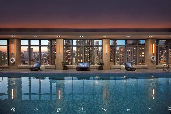 Interior, Pool, Recessed Lighting