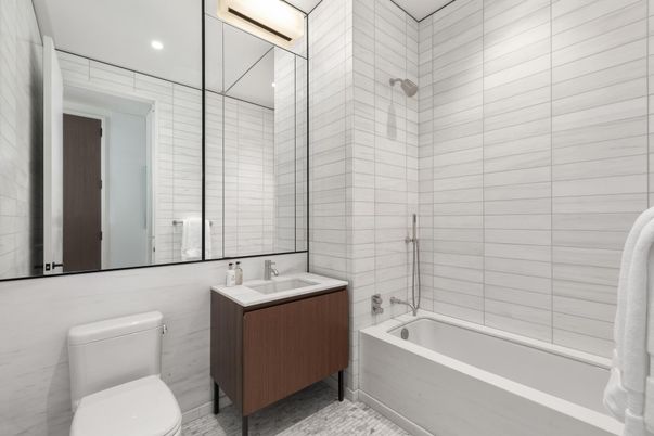 Bathroom, Interior, Recessed Lighting