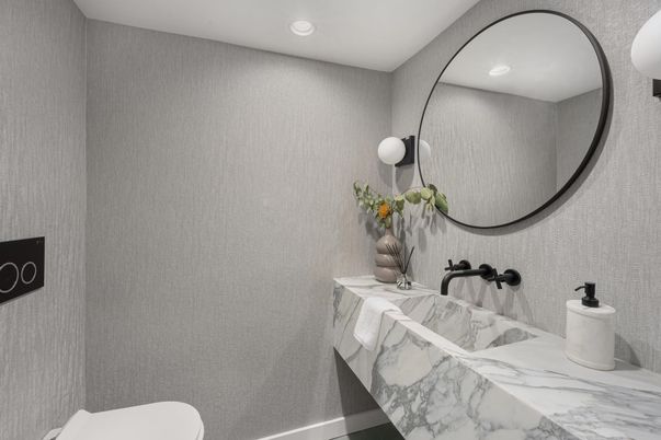 Bathroom, Interior, Recessed Lighting