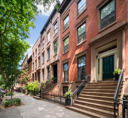 Exterior, Facade, Brick Facade, Brownstone