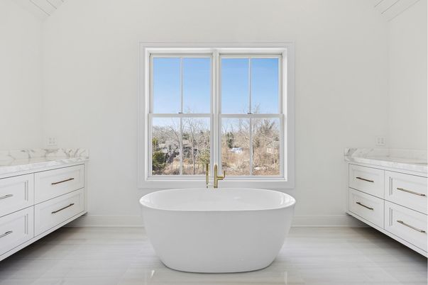 Bathroom, Free Standing Baths, Interior, Marble