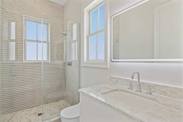 Bathroom, Glass Shower, Interior