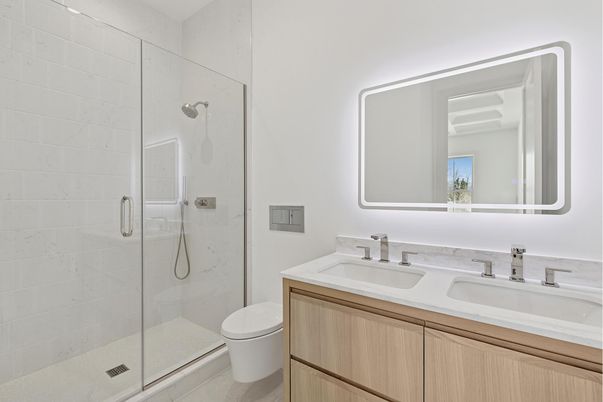 Bathroom, Glass Shower, Interior