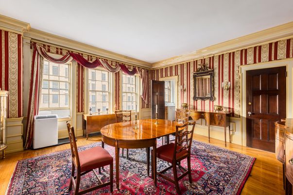 Dining room, Interior, Wood Texture Flooring