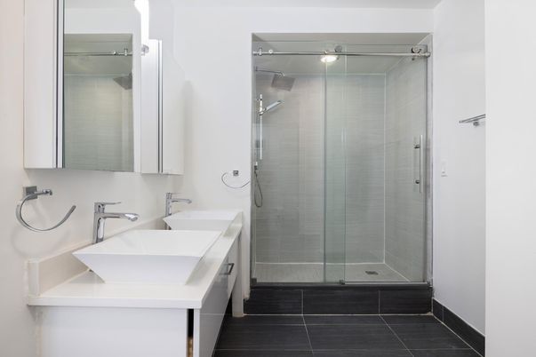 Bathroom, Glass Shower, Interior