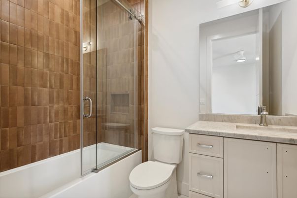 Bathroom, Glass Shower, Interior