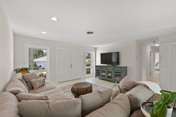 Interior, Living room, Recessed Lighting