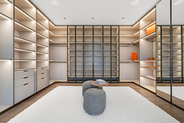 Interior, Recessed Lighting, Walk-in Closets, Wood Texture Flooring