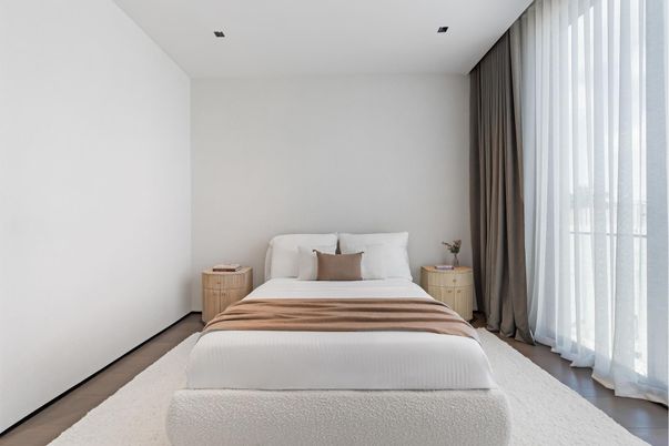 Bedroom, Interior, Wood Texture Flooring
