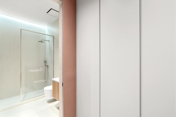 Bathroom, Glass Shower, Interior
