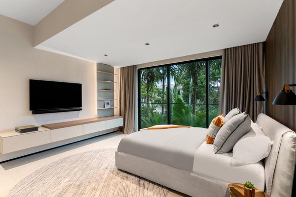 Bedroom, Interior, Recessed Lighting