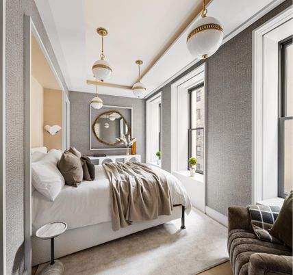 Bedroom, Interior, Pendant Lights