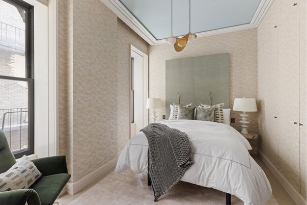 Bedroom, Interior, Pendant Lights