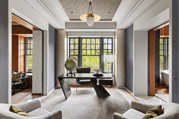 Home Office, Interior, Pendant Lights