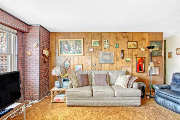 Interior, Living room, Stone Walls, Wooden Walls