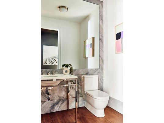 Bathroom, Interior, Wood Texture Flooring