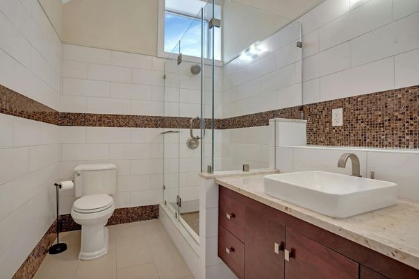 Bathroom, Glass Shower, Interior