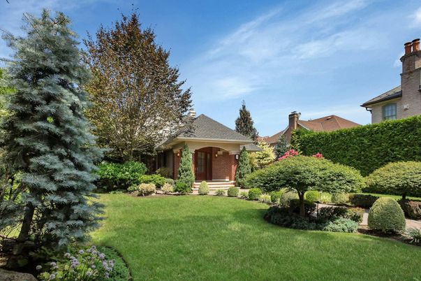 Backyard, Exterior, Facade, Brick Facade, Mediterranean