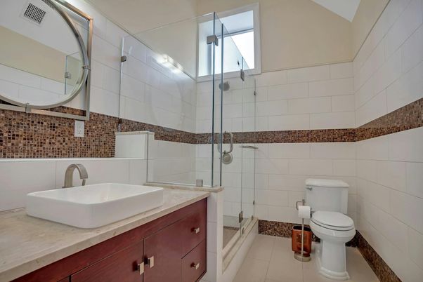 Bathroom, Glass Shower, Interior
