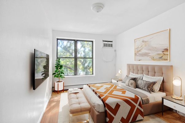 Bedroom, Interior, Wood Texture Flooring