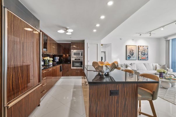 Interior, Kitchen, Living room, Recessed Lighting, Stainless Steel Appliances