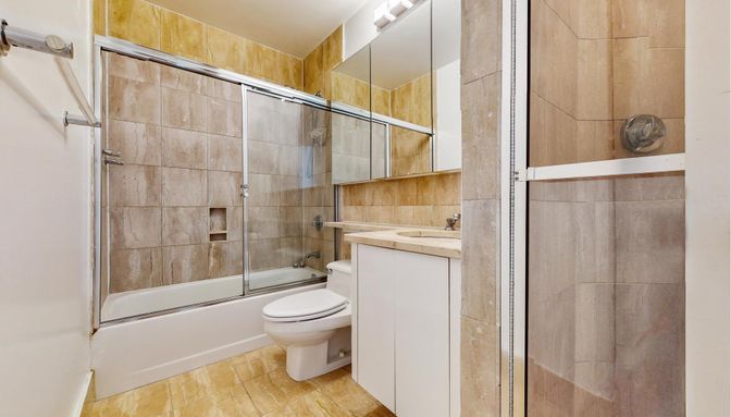 Bathroom, Glass Shower, Interior