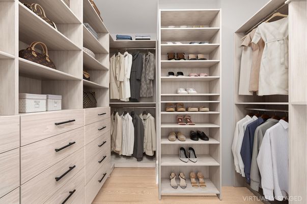 Interior, Walk-in Closets, Wood Texture Flooring