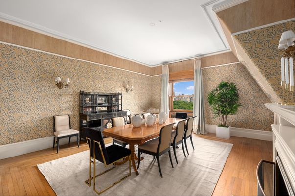 Dining room, Interior, Wood Texture Flooring