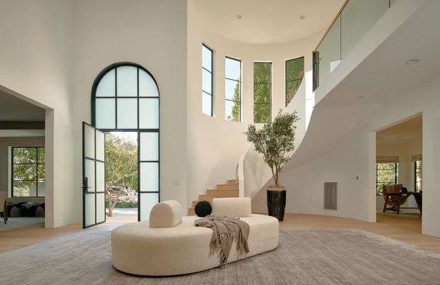 Interior, Recessed Lighting, Wood Texture Flooring
