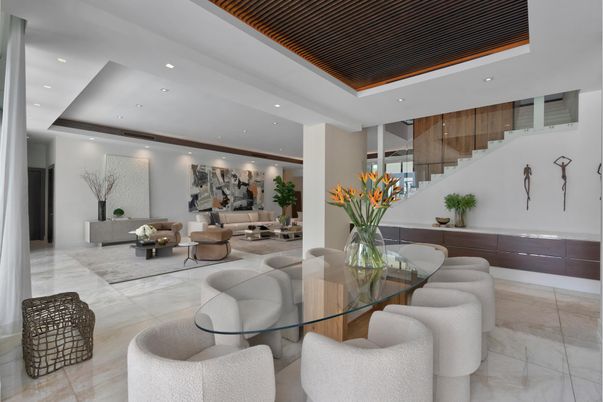 Dining room, Interior, Living room, Recessed Lighting