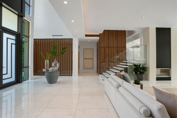 Interior, Marble, Recessed Lighting