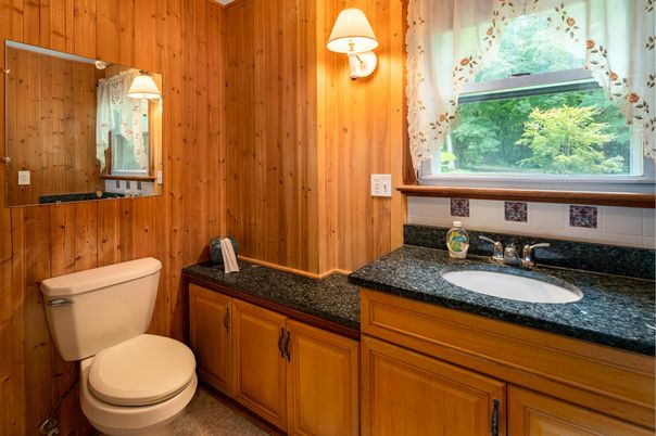 Bathroom, Interior, Wooden Walls
