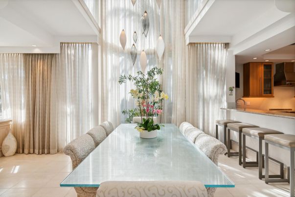 Dining room, Interior, Kitchen, Pendant Lights, Recessed Lighting