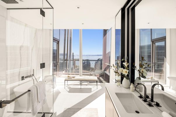 Bathroom, Glass Shower, Interior