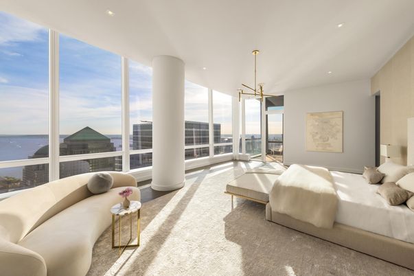 Bedroom, Interior, Pendant Lights, Recessed Lighting, Water