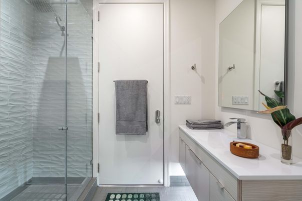Bathroom, Glass Shower, Interior