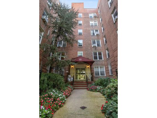 Exterior, Facade, Brick Facade, Condo Building