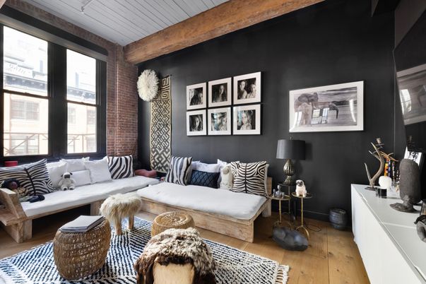 Interior, Living room, Wooden Beams, Wood Texture Flooring