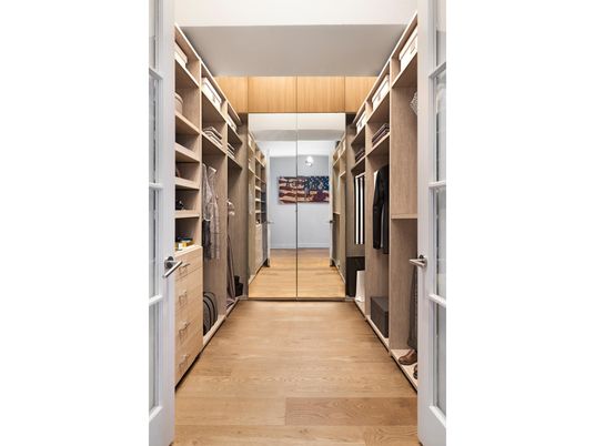 Interior, Walk-in Closets, Wood Texture Flooring
