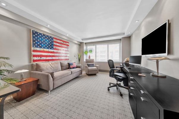 Home Office, Interior, Recessed Lighting