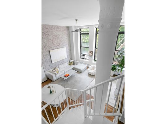Interior, Living room, Stone Walls