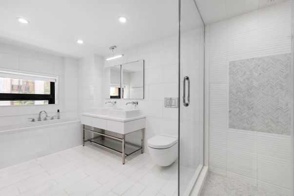 Bathroom, Interior, Recessed Lighting