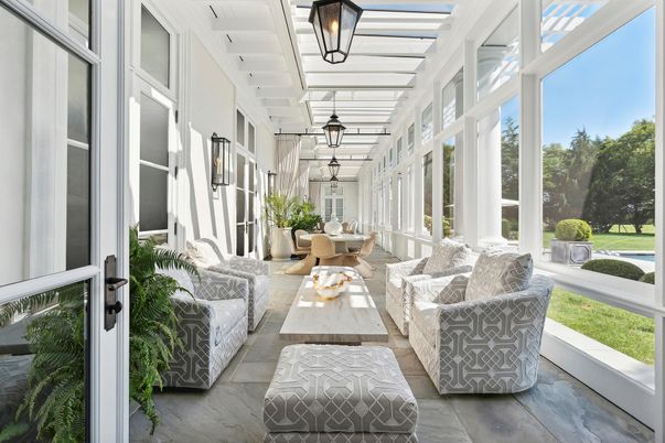 Interior, Sun Room, Wood Texture Flooring