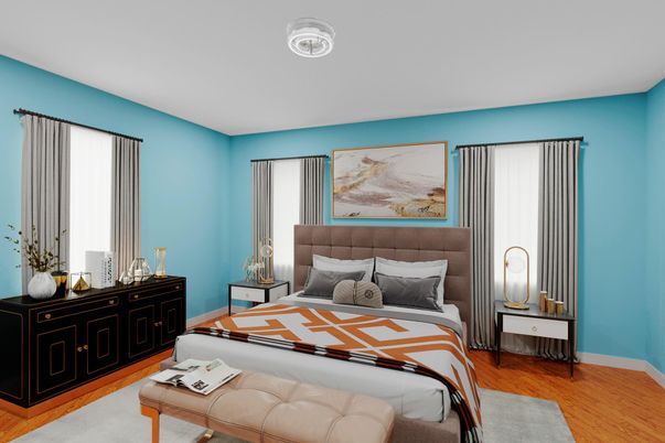 Bedroom, Interior, Wood Texture Flooring