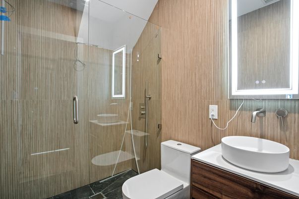 Bathroom, Glass Shower, Interior
