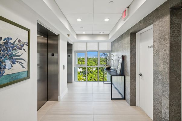 Elevator, Interior, Recessed Lighting