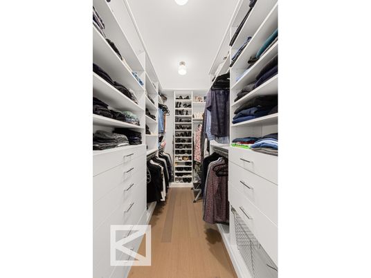 Interior, Walk-in Closets, Wood Texture Flooring