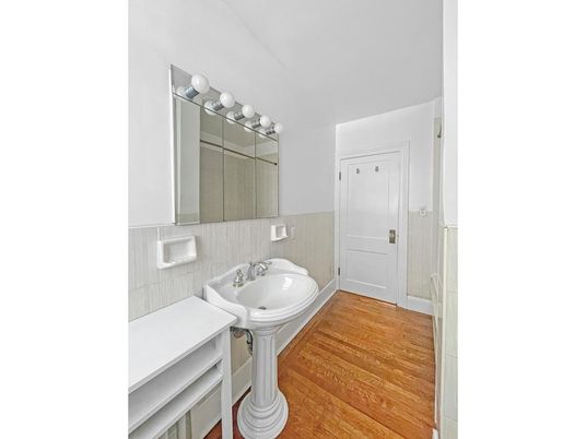 Bathroom, Interior, Wood Texture Flooring