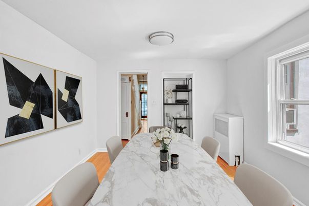 Dining room, Interior, Wood Texture Flooring